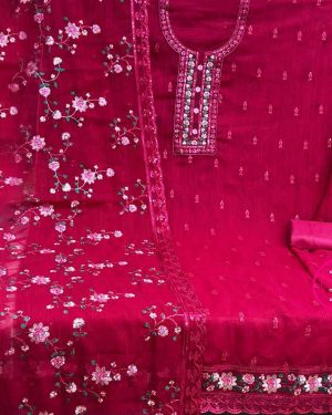 ঈদ কালেকশন লাক্সারি শিফন পার্টি ড্রেস (SMC1002)